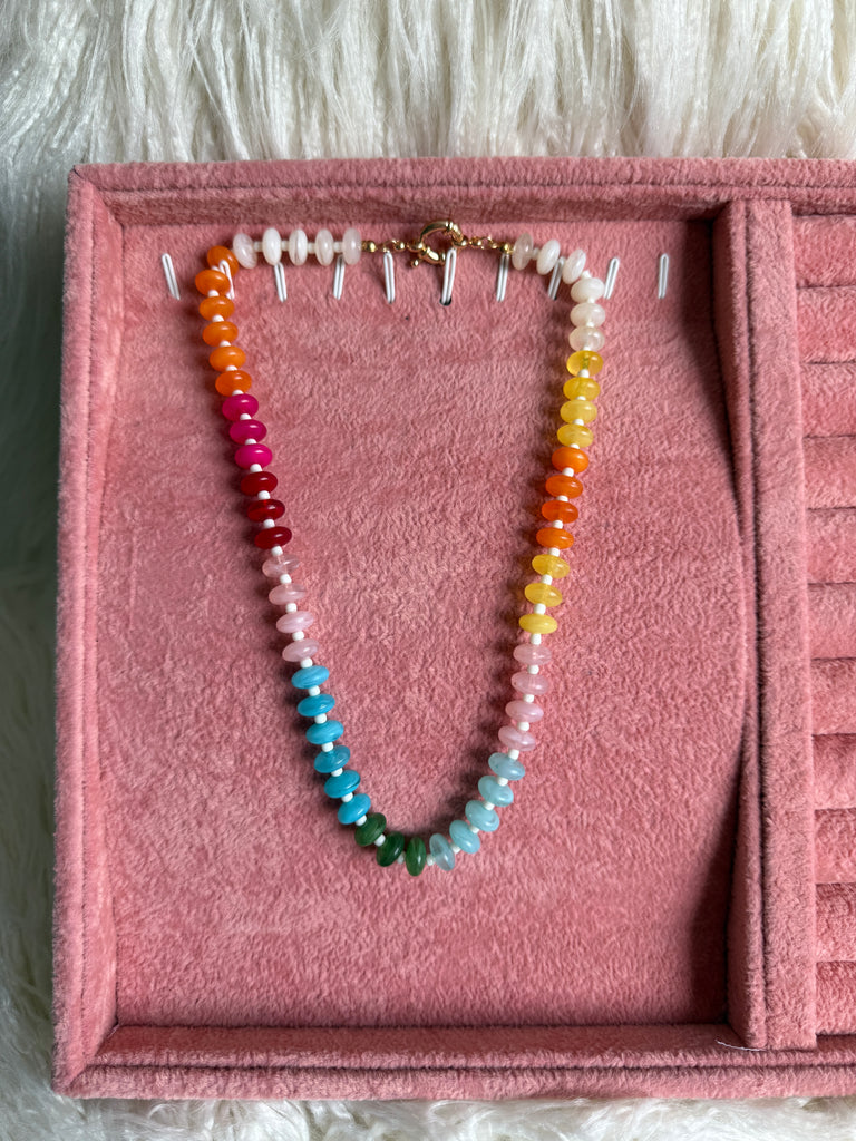 Multi-Colour Beaded Necklace
