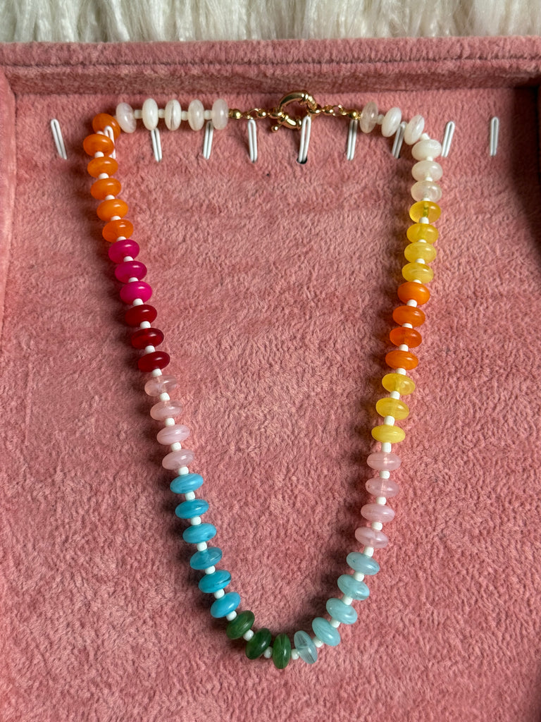 Multi-Colour Beaded Necklace