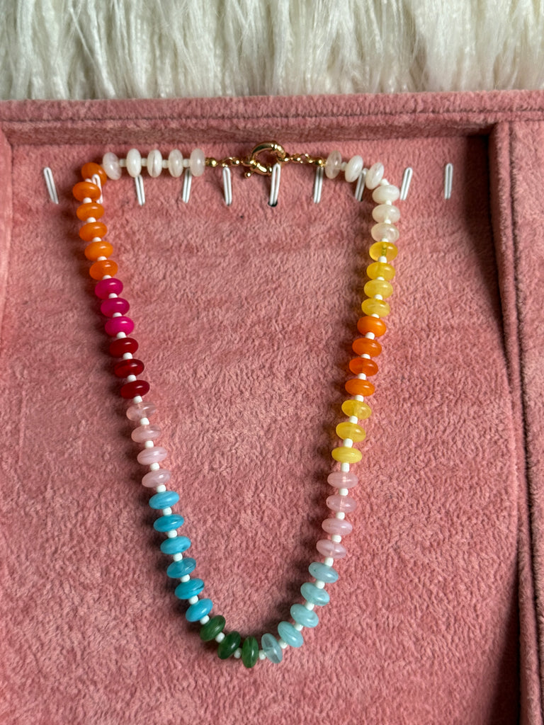 Multi-Colour Beaded Necklace