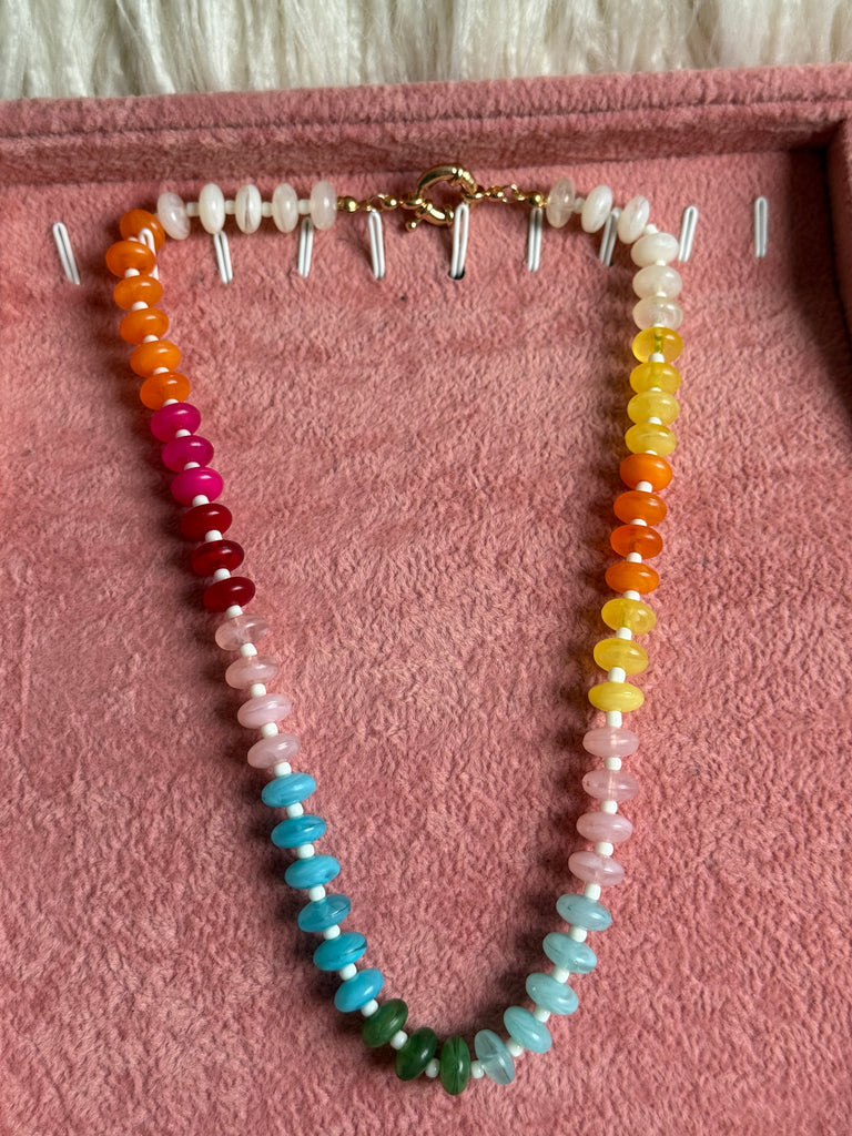 Multi-Colour Beaded Necklace