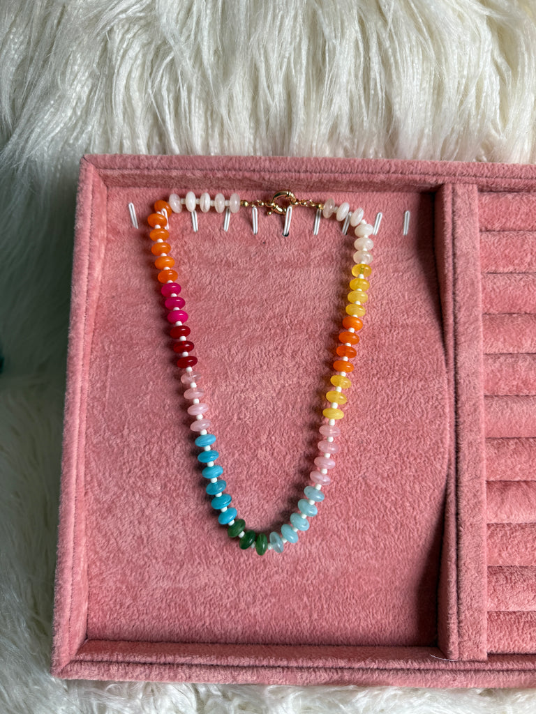 Multi-Colour Beaded Necklace