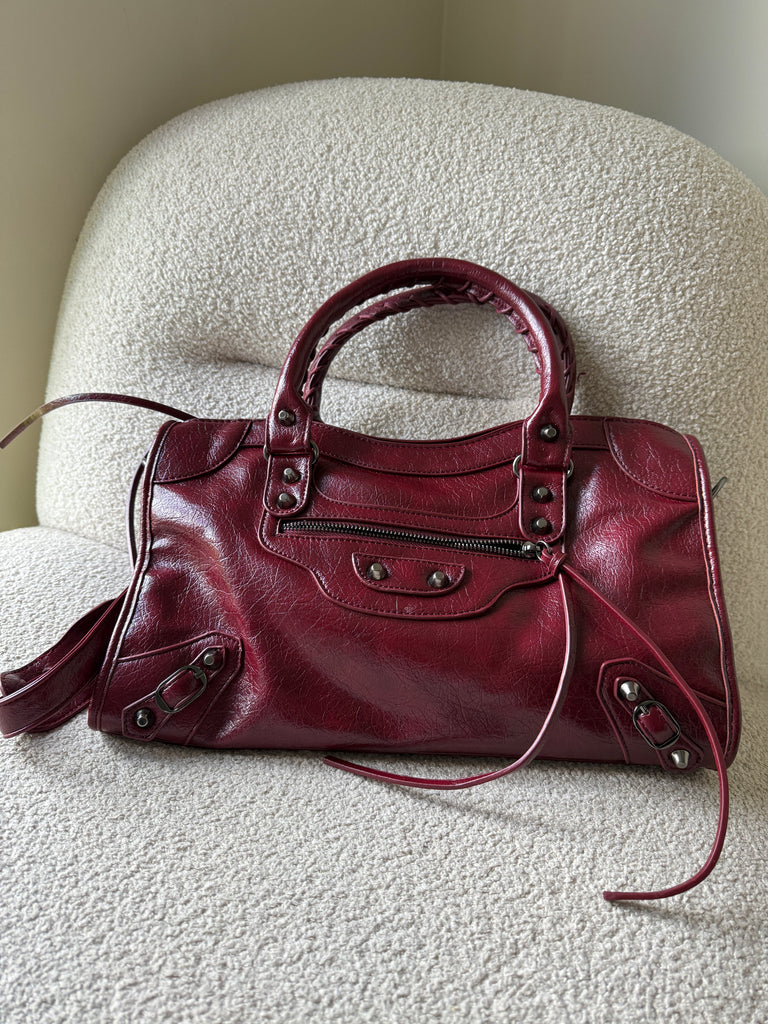 Town Girl Bag in Burgundy