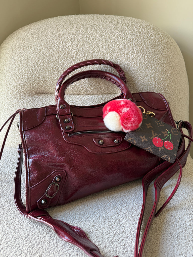 Town Girl Bag in Burgundy