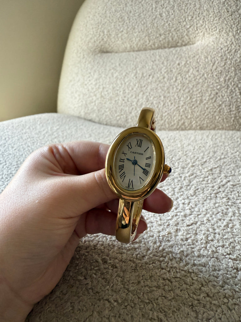 Gold Bangle Watch