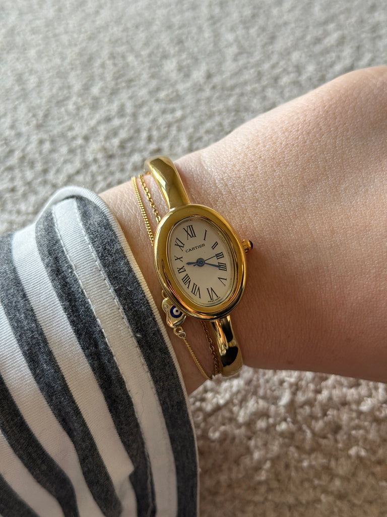Gold Bangle Watch