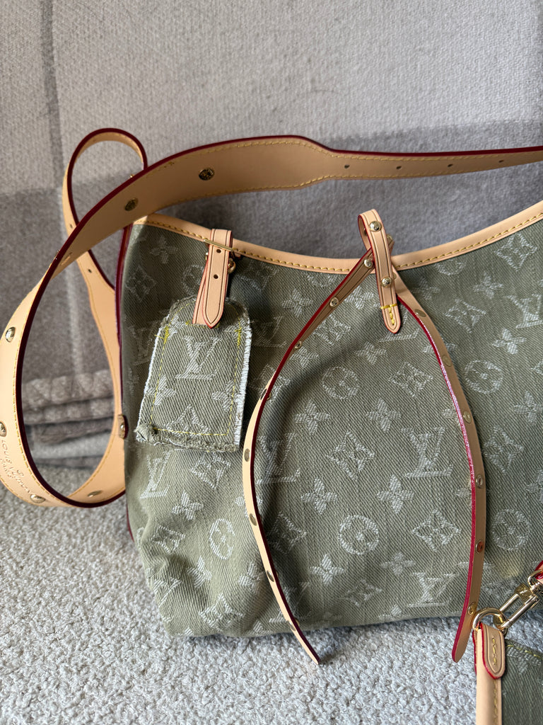Khaki Denim Bag
