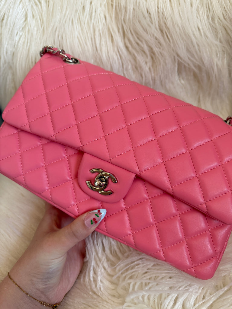 Bubblegum Pink Chain Bag