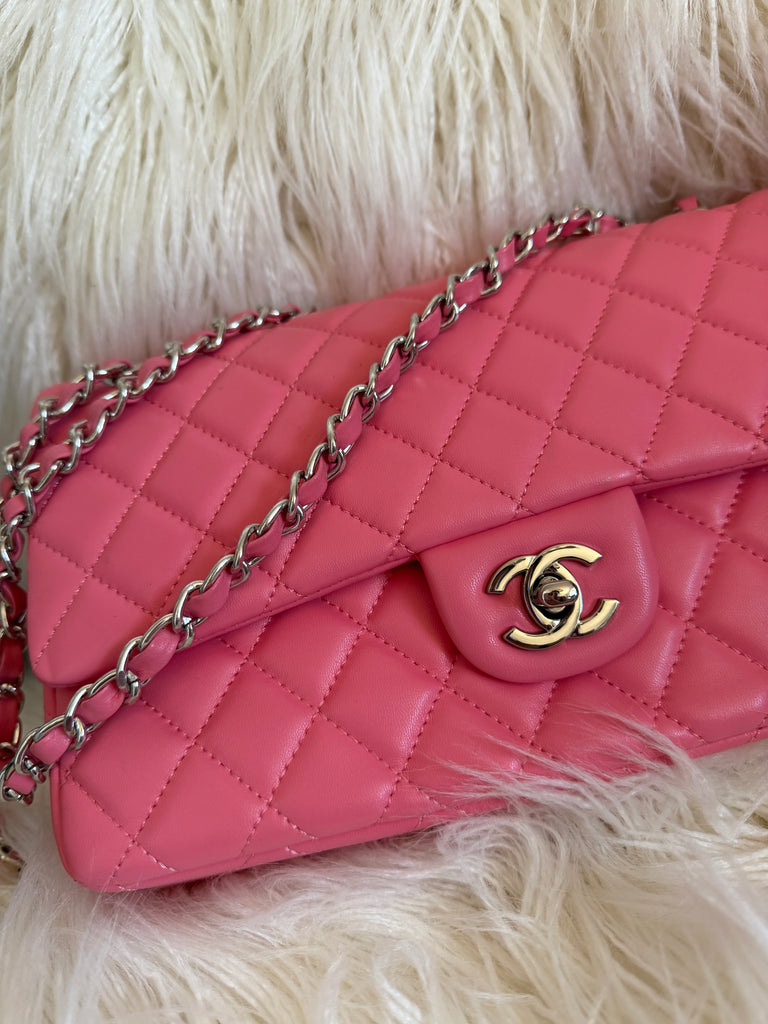 Bubblegum Pink Chain Bag