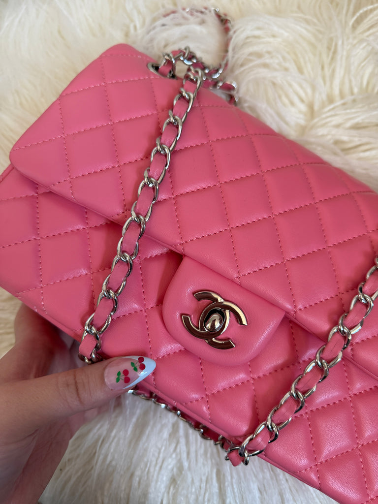 Bubblegum Pink Chain Bag
