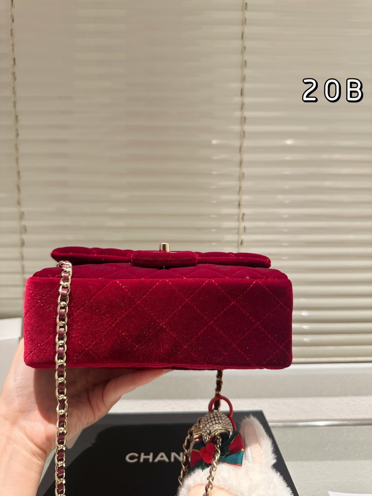 PRE-ORDER | Velvet Burgundy Mini Bag