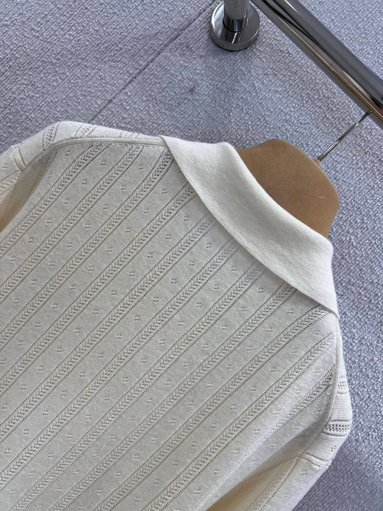 PRE-ORDER COLLAR LONG SLEEVE TOP