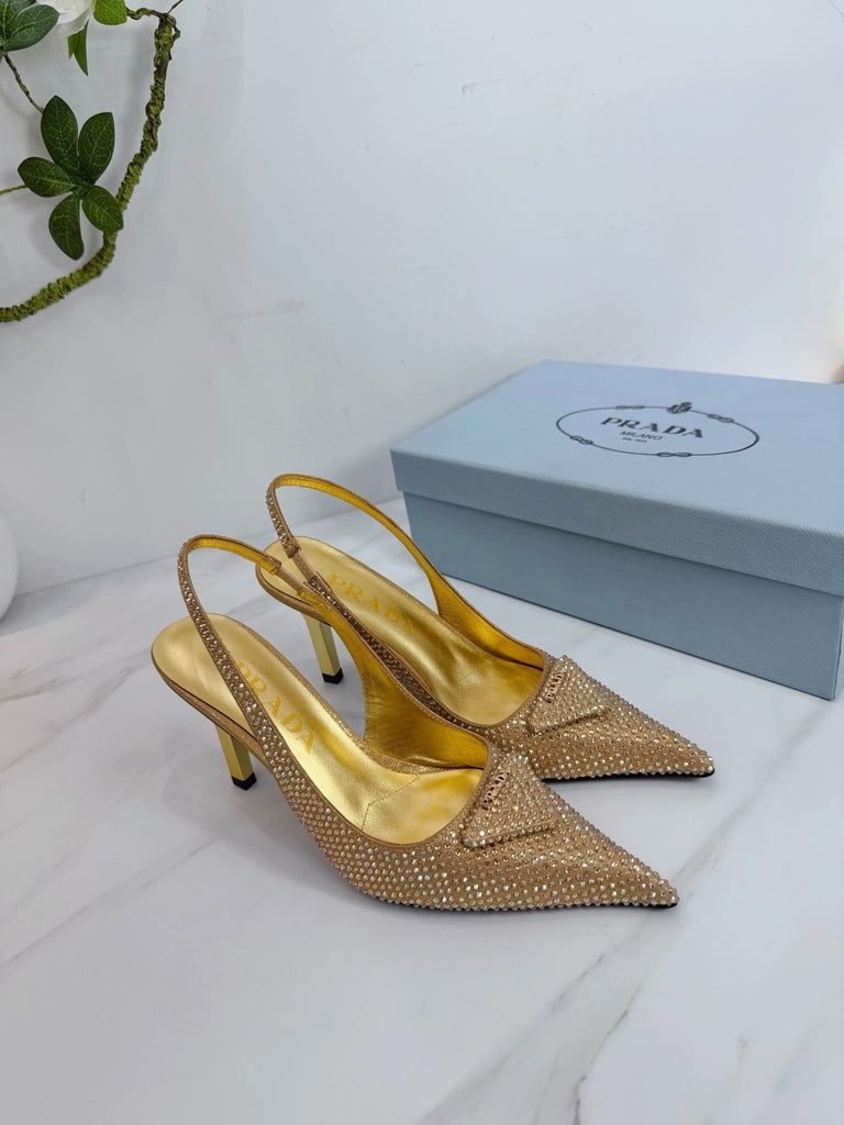 PRE-ORDER SPARKLE GOLD HEELS