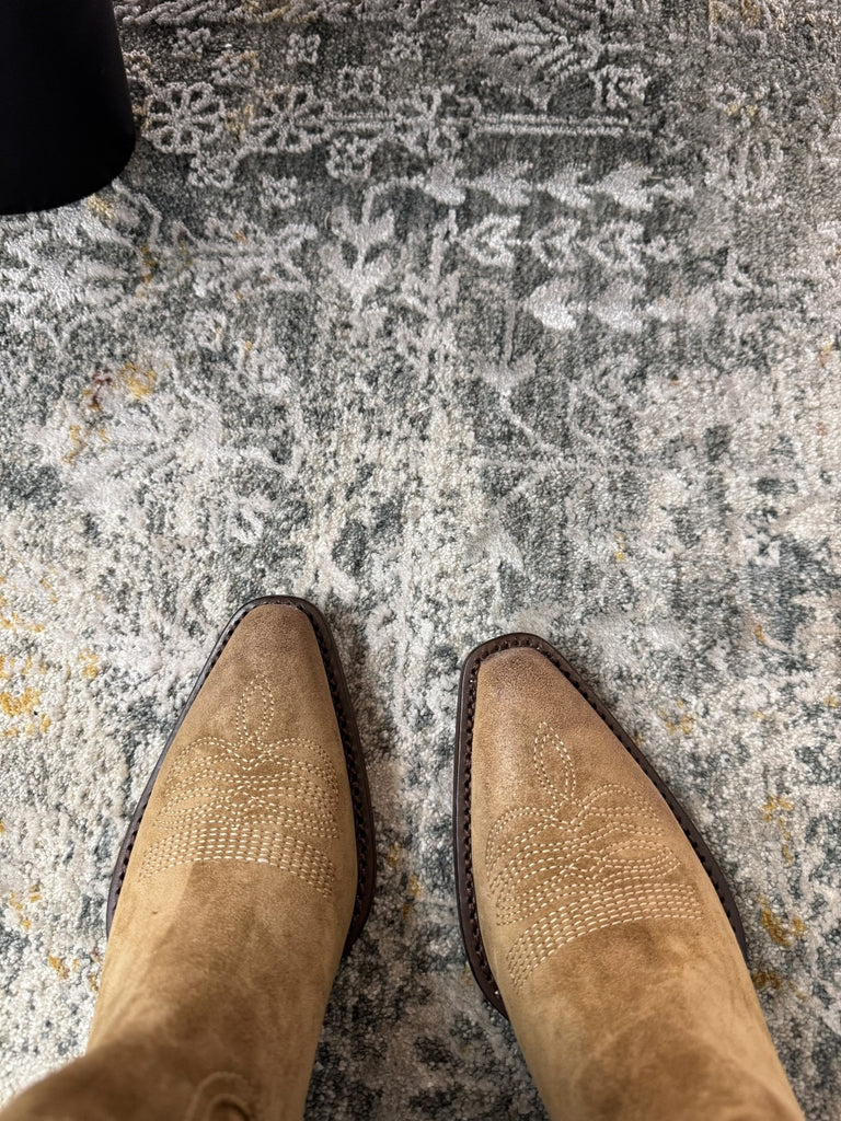 PRE-ORDER TAN COWBOY BOOTS