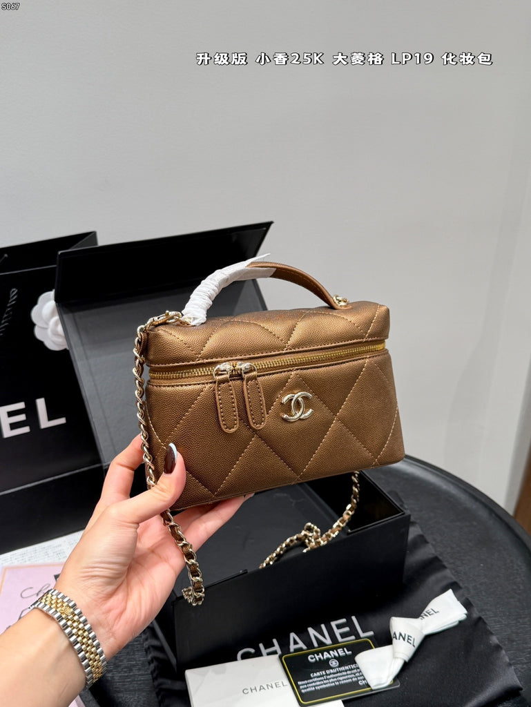 PRE-ORDER MINI BROWN METALLIC BAG