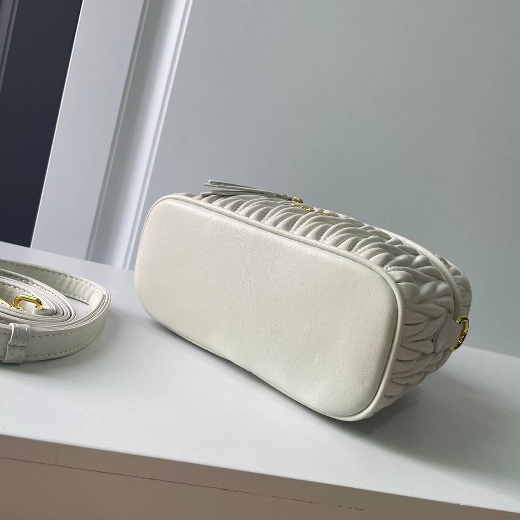 Cream Quilted Vanity Bag – Pre-Order