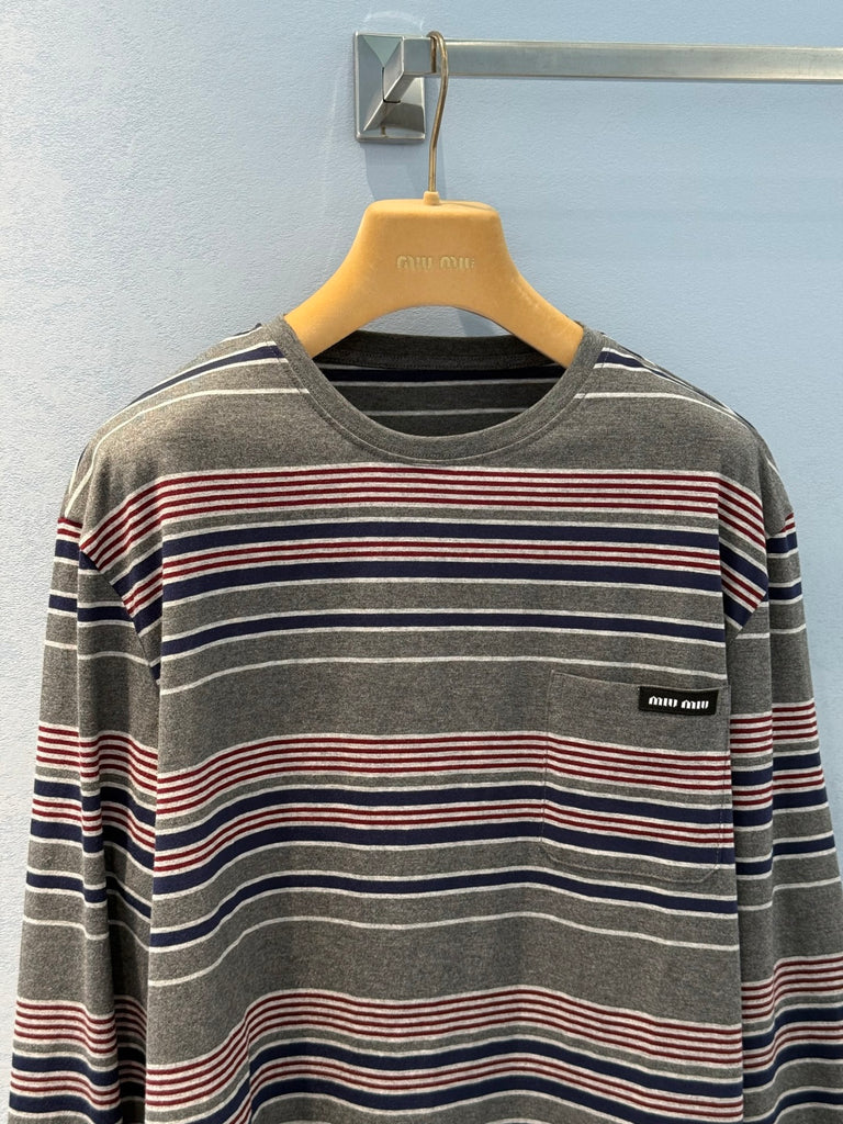 PRE-ORDER LONG SLEEVE STRIPED TOP