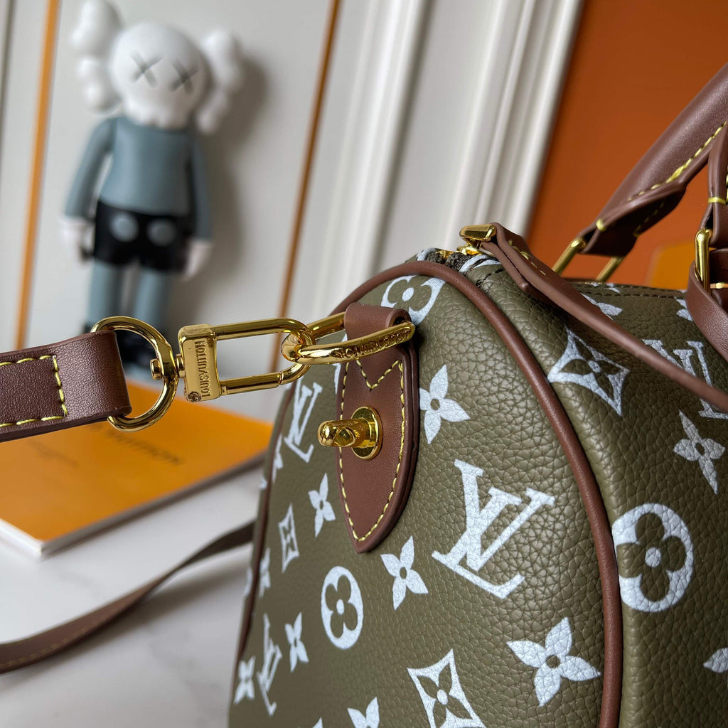 Olive Green Satchel Bag with Mini Pouch – Pre-Order