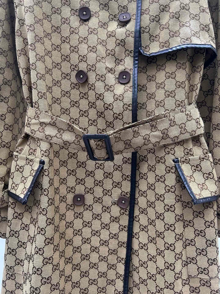 PRE-ORDER PATTERNED TRENCH COAT
