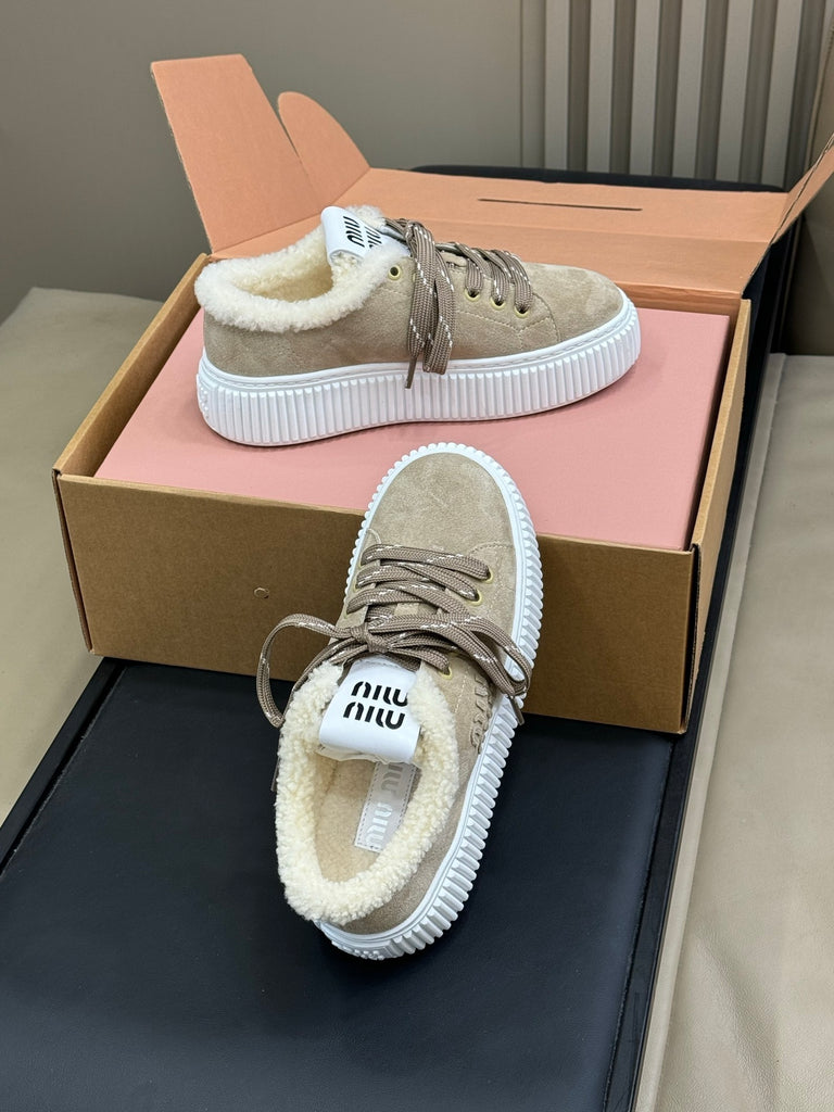 PRE-ORDER BEIGE TRAINERS