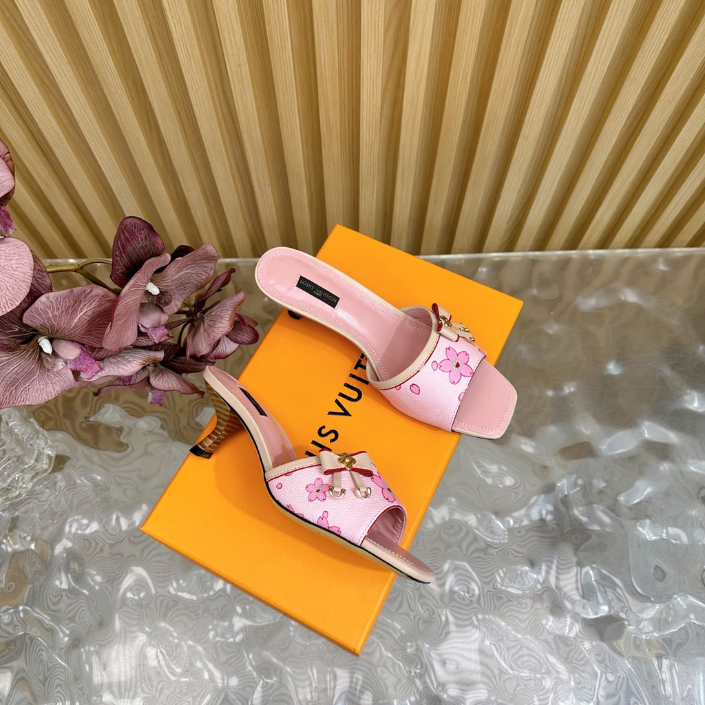 Blossom Pink Floral Mules – Pre-Order
