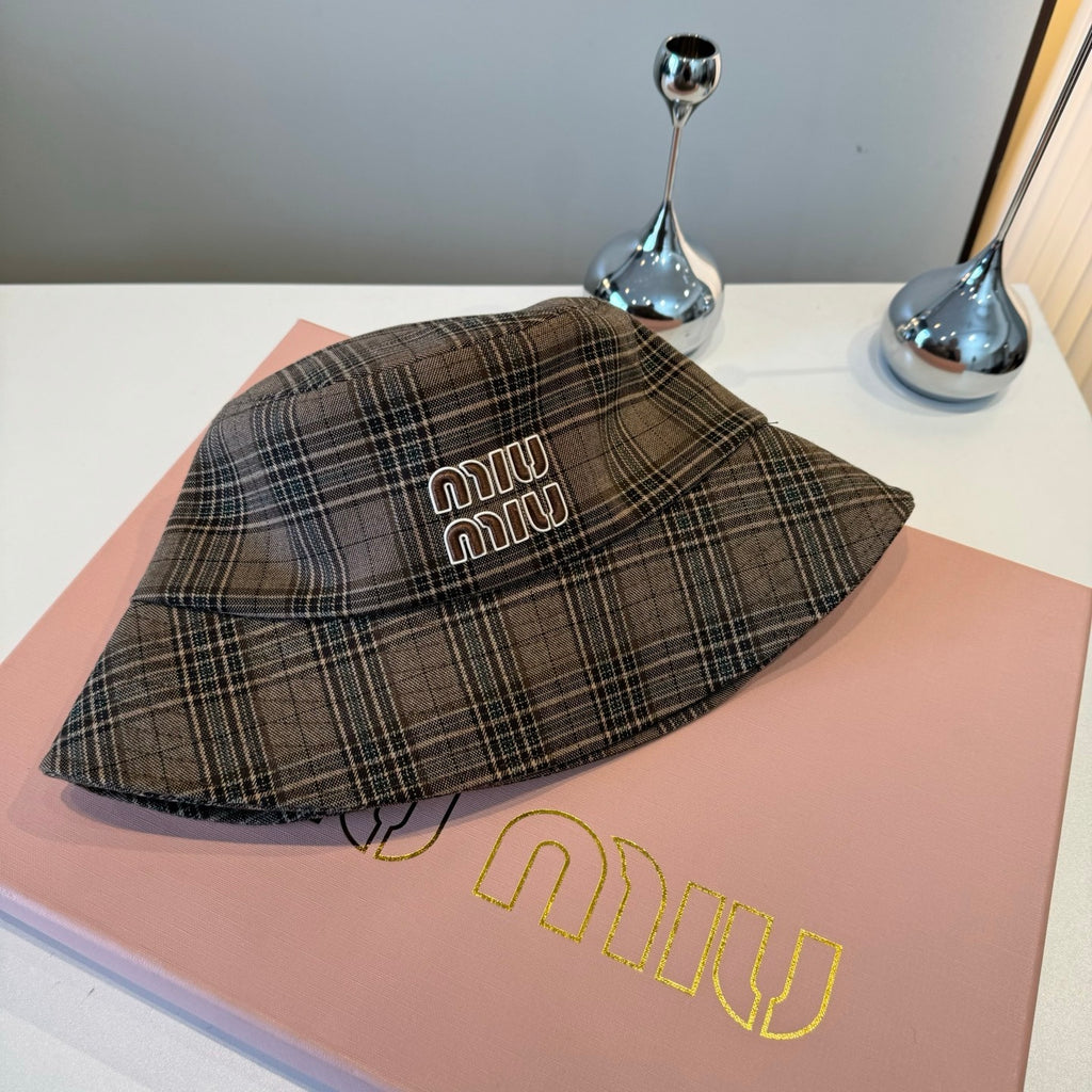 PRE-ORDER CHECKED HAT
