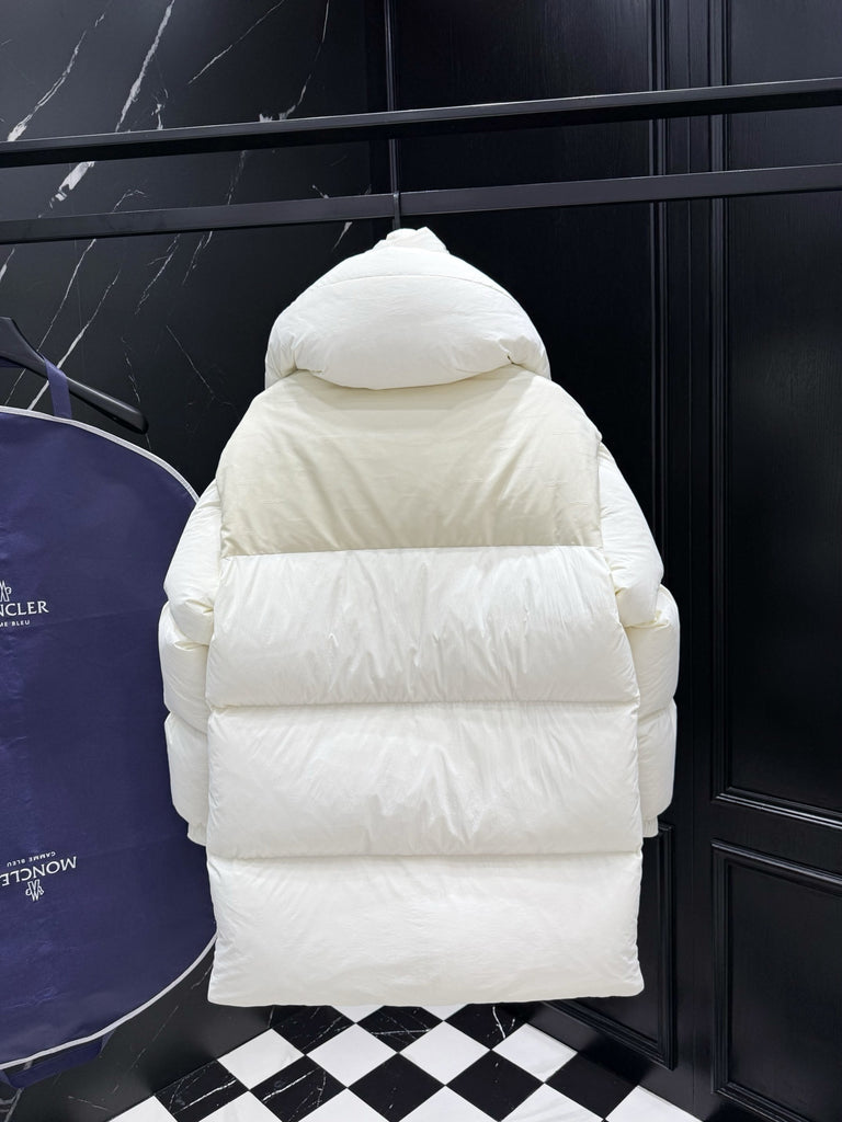 PRE-ORDER WHITE PADDED COMBO COAT/ GILET