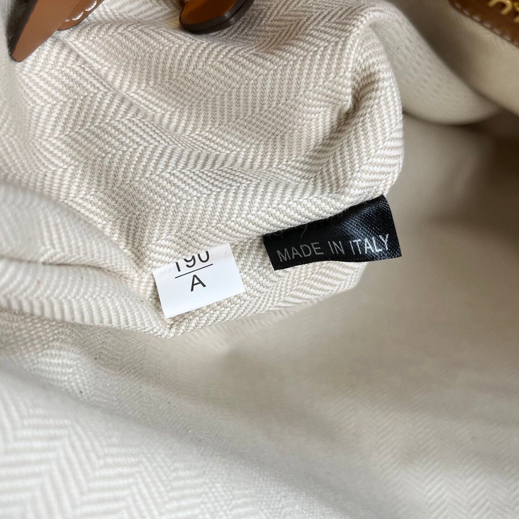 Pre-Order | Brown & Cream Striped Tote Bag