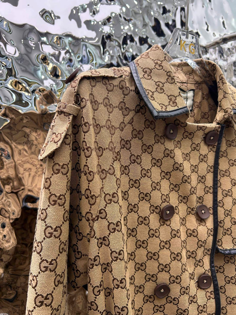 PRE-ORDER PATTERNED TRENCH COAT