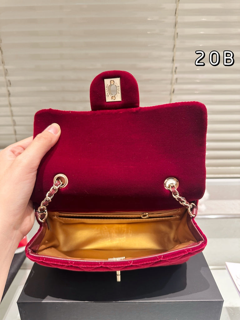 PRE-ORDER | Velvet Burgundy Mini Bag
