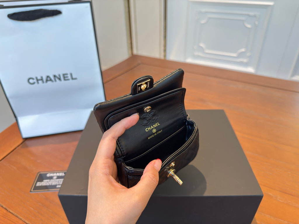 PRE ORDER Black Mini Bag with Charms
