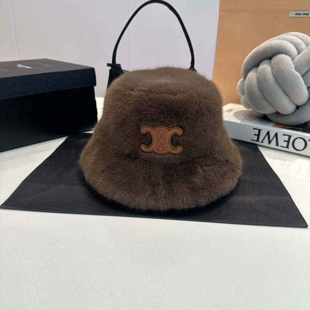 PRE-ORDER FLUFFY BROWN HAT