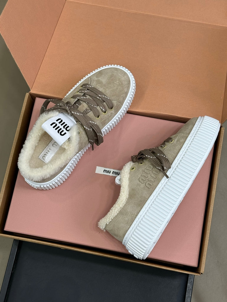PRE-ORDER BEIGE TRAINERS