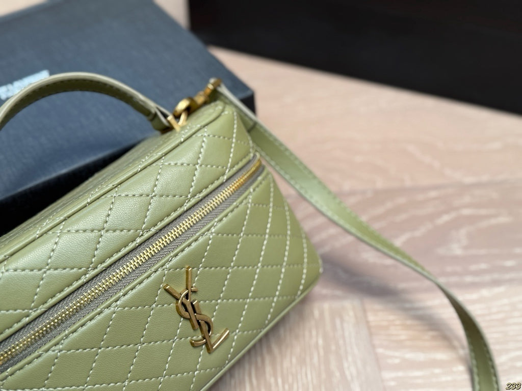 PRE-ORDER MINI KHAKI VANITY BAG