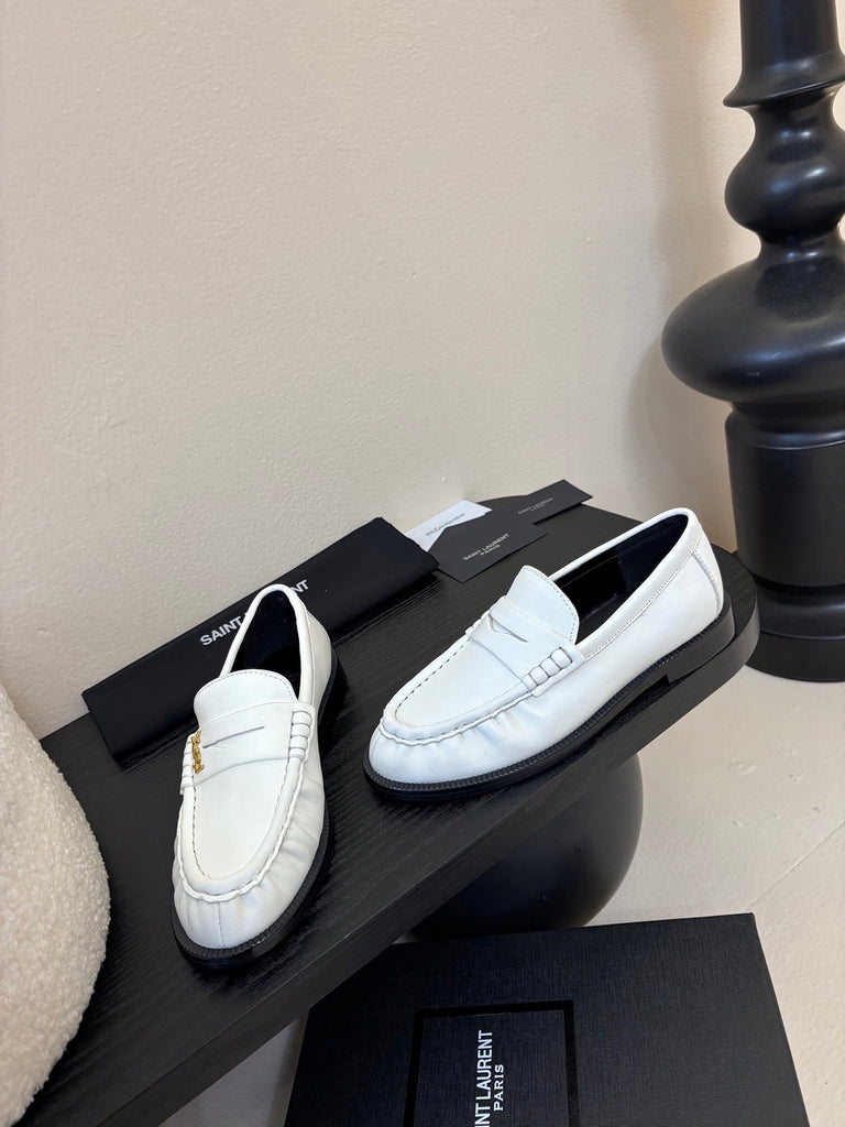 PRE-ORDER WHITE LOAFERS