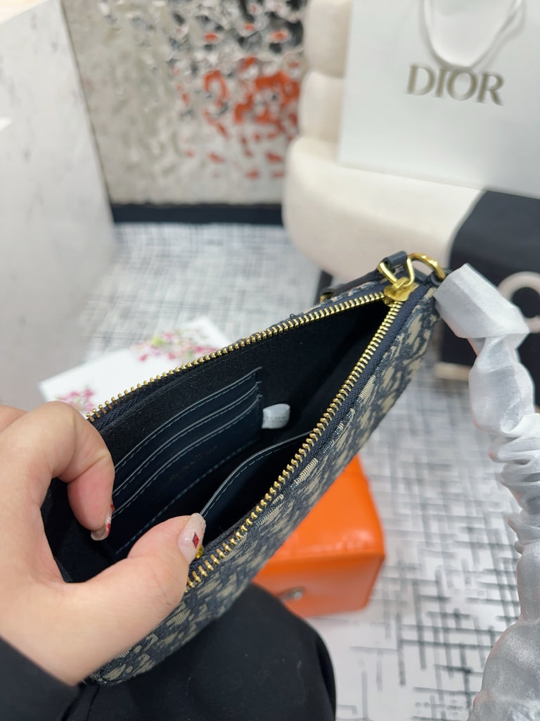 Pre-Order | Monogram Saddle Shoulder Bag – Navy